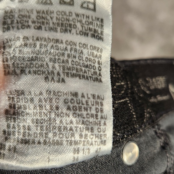 Wrangler Q-Baby Riding Jeans Women's 15/16 36X34 Black Excellent Bootcut WRQ20BL - Picture 9 of 13